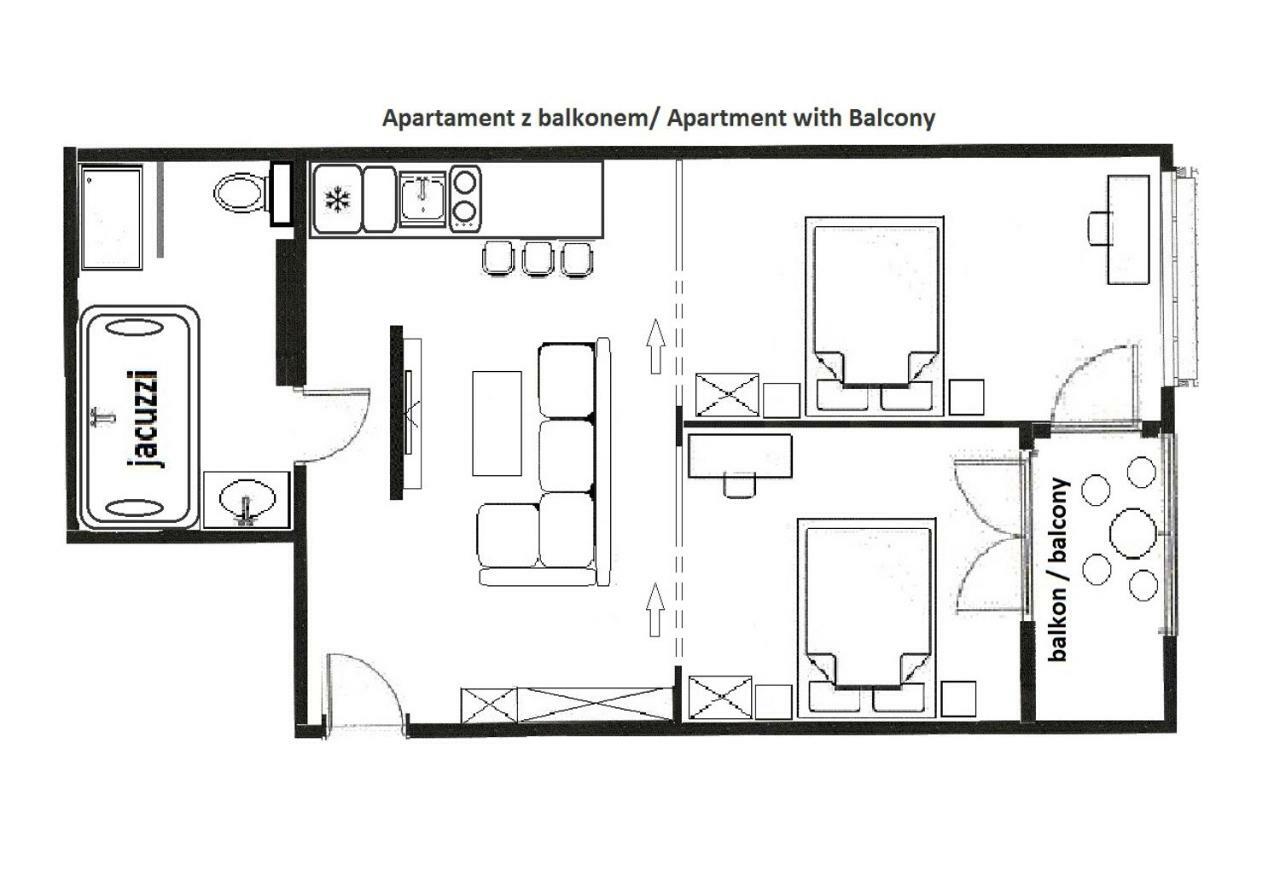 Jacuzzi Apartments คราคูฟ ภายนอก รูปภาพ